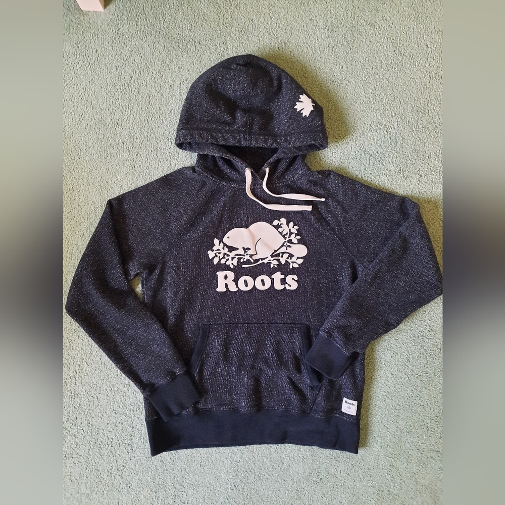 Roots Organic Original Kanga Hoodie - Dark Grey